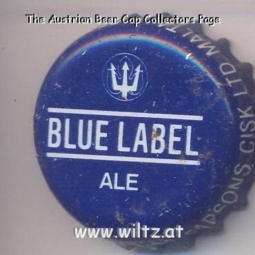 Beer cap Nr.4734: Blue Label Ale produced by Simonds Farsons Cisk LTD/Mriehel