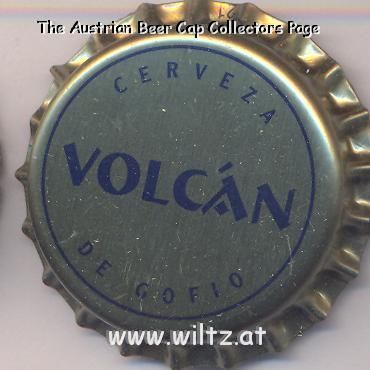 Beer cap Nr.4763: Volcan produced by Vervecera de Canarias/La Laguna(Canary Islands)