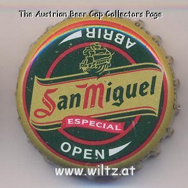 Beer cap Nr.4771: Cerveza Especial produced by San Miguel/Barcelona