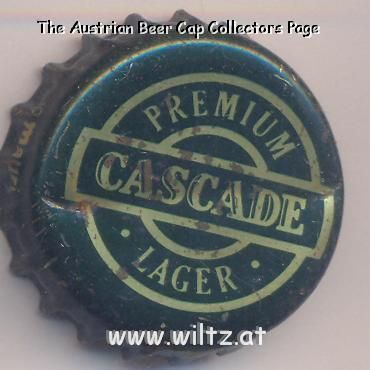 Beer cap Nr.4787: Cascade Premium Lager produced by Cascade/Hobart