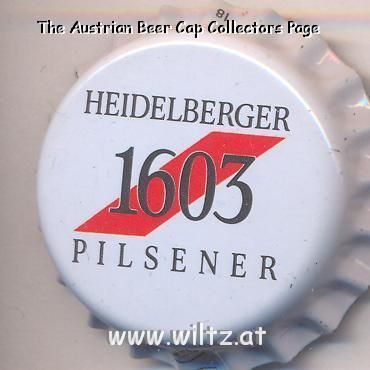Beer cap Nr.4821: Heidelberger Pilsener produced by Heidelberger Brauerei/Heidelberg