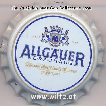 Beer cap Nr.4829: Weizen produced by Allgäuer Brauhaus AG/Kempten