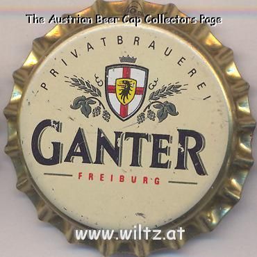 Beer cap Nr.4881: Ganter produced by Privatbrauerei Ganter/Freiburg
