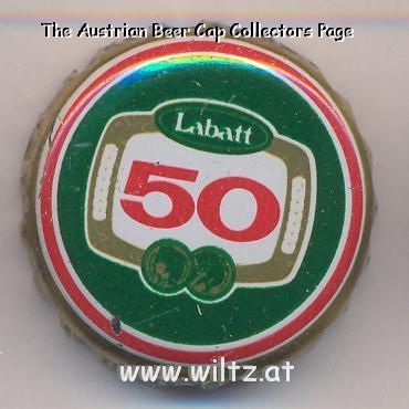 Beer cap Nr.4997: Labatt 50 produced by Labatt Brewing/Ontario