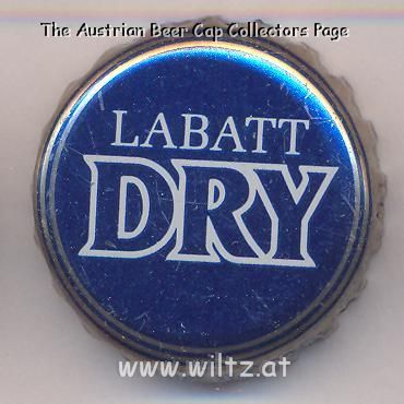 Beer cap Nr.5004: Dry produced by Labatt Brewing/Ontario