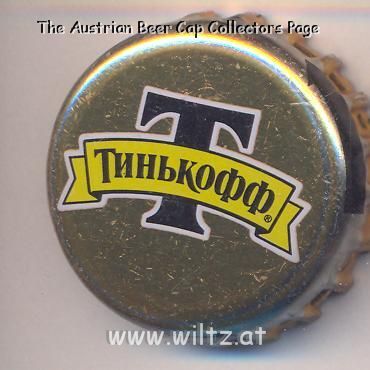 Beer cap Nr.5087: Gold produced by Chastnaya Pivovarnya Tinkof/St. Petersburg