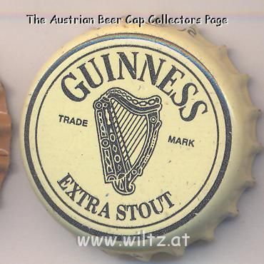 Beer cap Nr.5130: Guinness Extra Stout produced by Arthur Guinness Son & Company/Dublin