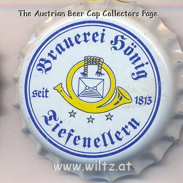 Beer cap Nr.5131: Lagerbier ungespundet produced by Brauerei Hönig/Tiefenellern