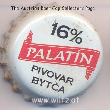 Beer cap Nr.5219: Palatin 16% produced by Pivovar Bytca/Bytca