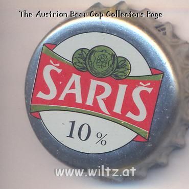 Beer cap Nr.5261: Saris 10% produced by Pivovary Saris a.s./Velky Saris