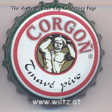 Beer cap Nr.5264: Corgon - tmav pivo produced by Pivovar Karsay/Nitra
