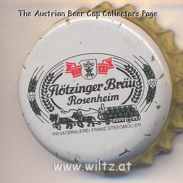 Beer cap Nr.5286: Hefe Weisse Weissbier produced by Flötzinger Bräu - Privatbrauerei Franz Steegmüller/Rosenheim