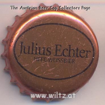 Beer cap Nr.5303: Julius Echter Hefe Weissbier produced by Würzburger Hofbräu/Würzburg