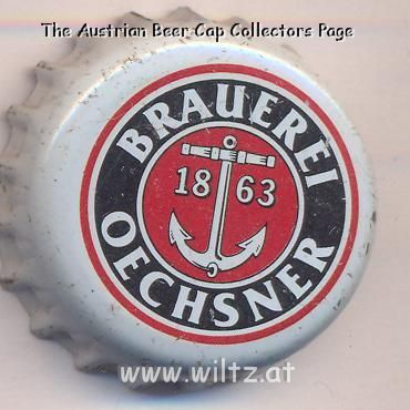Beer cap Nr.5376: Schwarzbier produced by Oechsner Ankerbraeu KG/Ochsenfurt