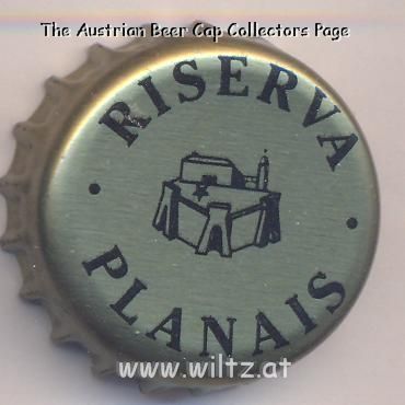 Beer cap Nr.5380: Riserva Oro Planais produced by Castello di Udine S.p.A./San Giorgio Nogaro
