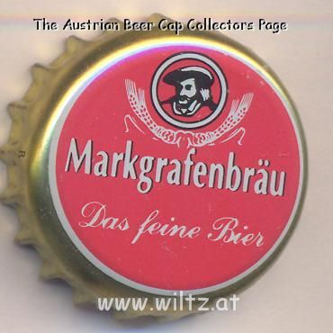 Beer cap Nr.5425: Markgrafenbräu Export produced by Getränkevertrieb Winkel/Karlsruhe