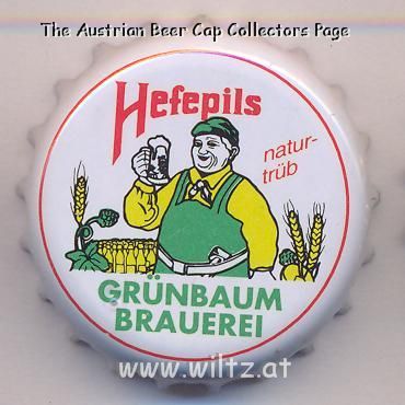 Beer cap Nr.5440: Hefepils produced by Grünbaum Brauerei/Aalen