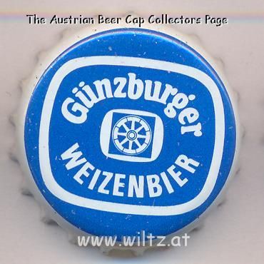 Beer cap Nr.5444: Günzburger Weizenbier produced by Radbrauerei Gebr. Bucher KG/Günzburg