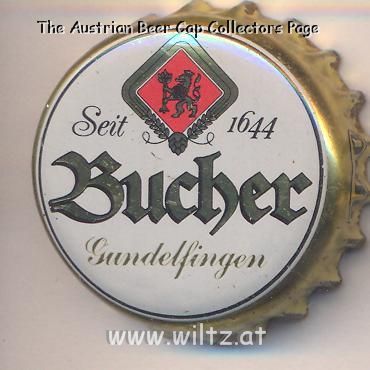Beer cap Nr.5491: Bucher Kristall Weizen produced by Bucher/Gundelfingen