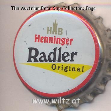 Beer cap Nr.5511: Original Radler produced by Henninger/Frankfurt