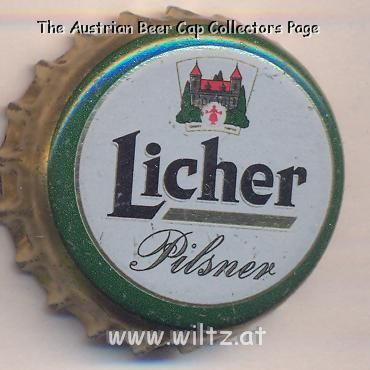 Beer cap Nr.5530: Licher Pilsener produced by Licher Privatbrauerei Ihring-Melchior KG/Lich