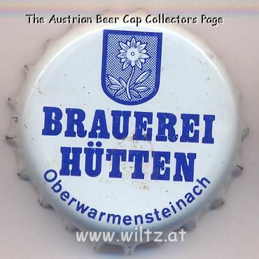 Beer cap Nr.5612: Hütten Pilsener produced by Brauerei Hütten/Oberwarmensteinach