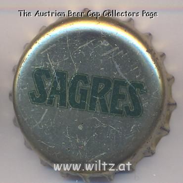 Beer cap Nr.5652: Sagres produced by Central De Cervejas S.A./Vialonga