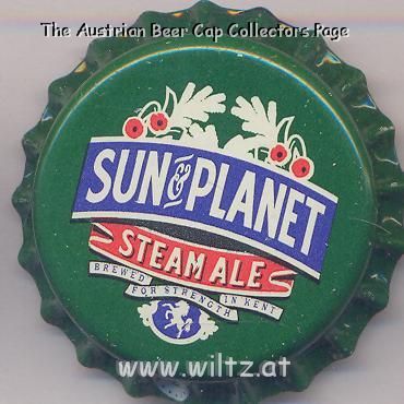 Beer cap Nr.5703: Sun&Planet Steam Ale produced by Shepherd/Neame