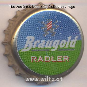 Beer cap Nr.5705: Braugold Radler produced by Braugold Brauerei Riebeck GmbH & Co. KG/Erfurt