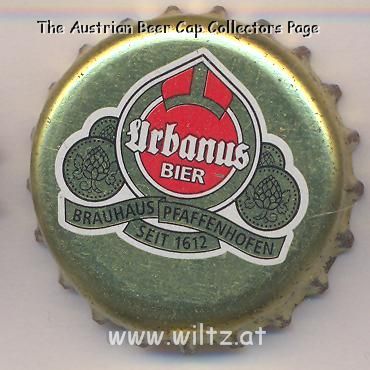 Beer cap Nr.5747: Urbanus Bier produced by Urbanusbrauerei/Pfaffenhofen/Ilm