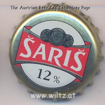 Beer cap Nr.5773: Saris 12% produced by Pivovary Saris a.s./Velky Saris