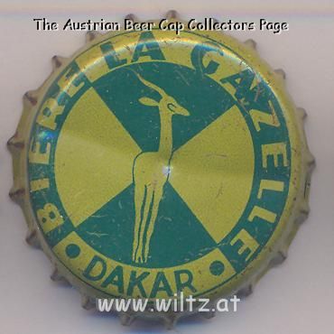Beer cap Nr.5857: Biere La Gazelle produced by Societe des Brasseries de L'Ouest Africain/Dakar