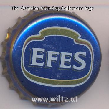 Beer cap Nr.5862: Efes produced by Ege Biracilik ve Malt Sanayi/Izmir