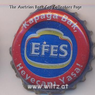 Beer cap Nr.5863: Efes produced by Ege Biracilik ve Malt Sanayi/Izmir