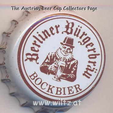 Beer cap Nr.5898: Bockbier produced by Berliner Bürgerbräu/Berlin
