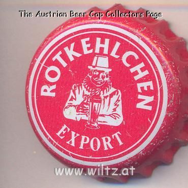 Beer cap Nr.5907: Rotkehlchen Export produced by Berliner Bürgerbräu/Berlin