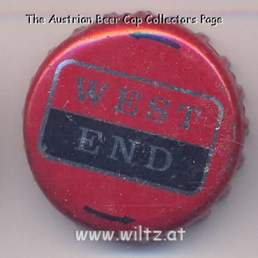 Beer cap Nr.5972: West End Draught produced by Sout Australian/Adelaide