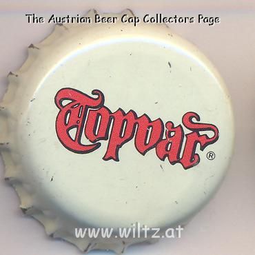 Beer cap Nr.5981: Topvar produced by Topvar Pipovar a.s./Topolcany
