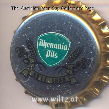 Beer cap Nr.6018: Rhenania Pils produced by Privat-Brauerei Rhenania Robert Wirichs KG/Krefeld