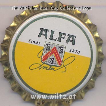 Beer cap Nr.6080: Alfa Bier produced by Alfa/Schinnen