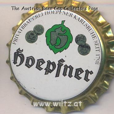 Beer cap Nr.6156: Hoepfner produced by Privatbrauerei Hoepfner/Karlsruhe