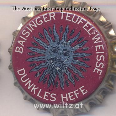 Beer cap Nr.6211: Teufelweisse Dunkles Hefe produced by Baisinger Löwenbräu/Baisingen bei Tübingen
