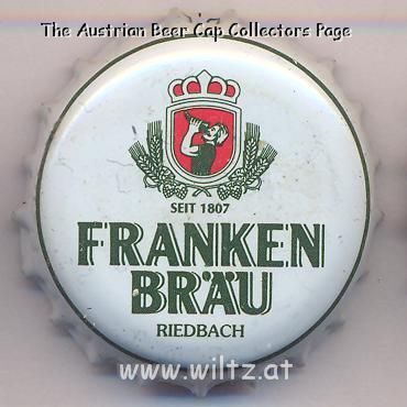 Beer cap Nr.6212: Schwarzbier produced by Franken Bräu/Riedbach