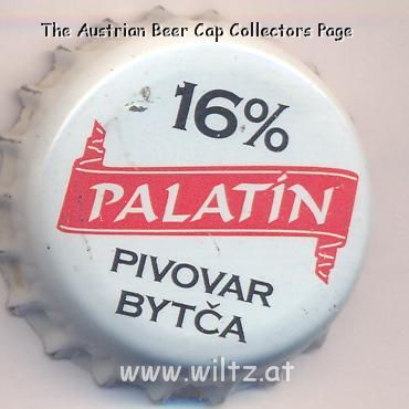 Beer cap Nr.6291: Palatin 16% produced by Pivovar Bytca/Bytca