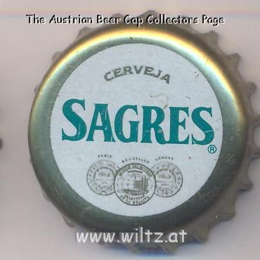 Beer cap Nr.6309: Sagres produced by Central De Cervejas S.A./Vialonga