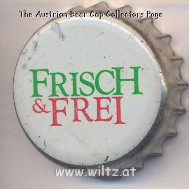 Beer cap Nr.6360: Frisch & Frei produced by Schultheiss Brauerei AG/Berlin