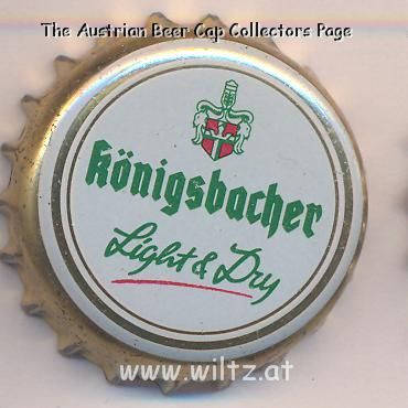Beer cap Nr.6449: Light & Dry produced by Königsbacher/Koblenz