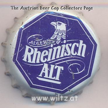 Beer cap Nr.6456: Adlers Rheinisch Alt produced by Adlerbräu G.Dietrichs/Wuppertal