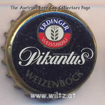 Beer cap Nr.6489: Pikantus Weizenbock produced by Erdinger Weissbräu/Erding