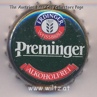 Beer cap Nr.6490: Preminger produced by Erdinger Weissbräu/Erding